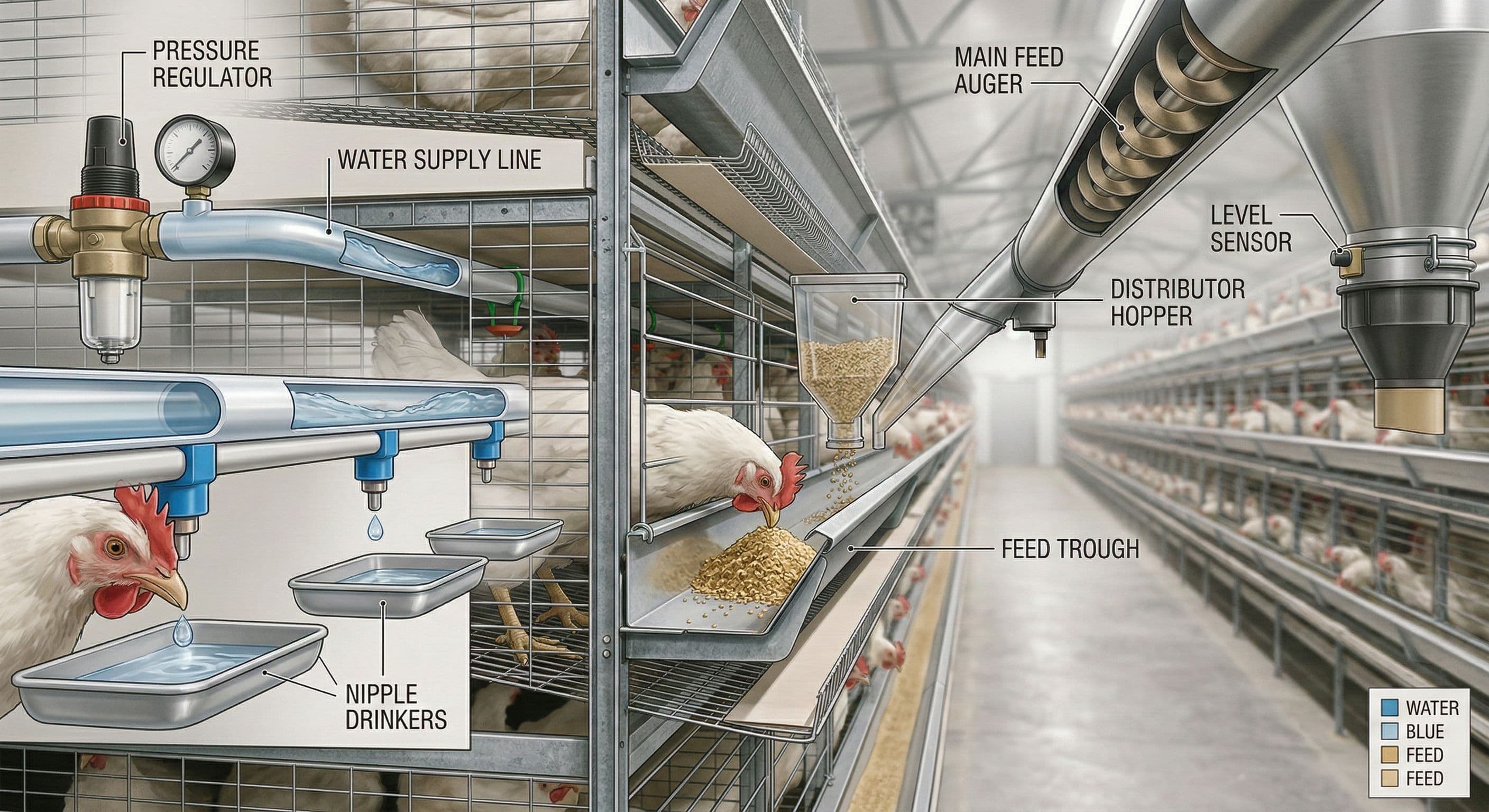 أنظمة التغذية والشرب